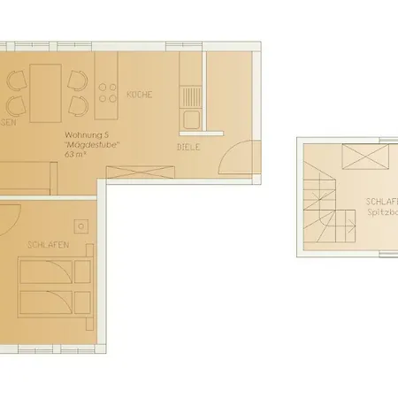 Apartment “maegdestube” - Hammergut Neidberg Rosenthal-Bielatal